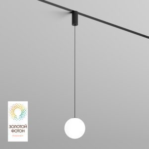 DK8052-BK Подвесной светильник SMART MOON 5W DIM 3000K-6000K, ?130мм, черный, акрил