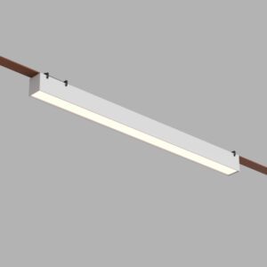 DK5676-WH Cветильник для трека-ремня Belty Smart, серия Linear, со светодиодом, L642*W40*H45мм, 48V DC, 24W, RA90, 120°, 2700-6000K, IP20, белый, алюминий
